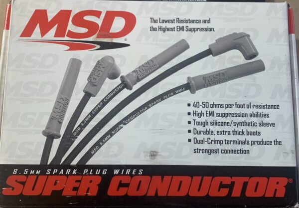 Lincoln Mark VII MSD 8.5mm 90deg plug wire set